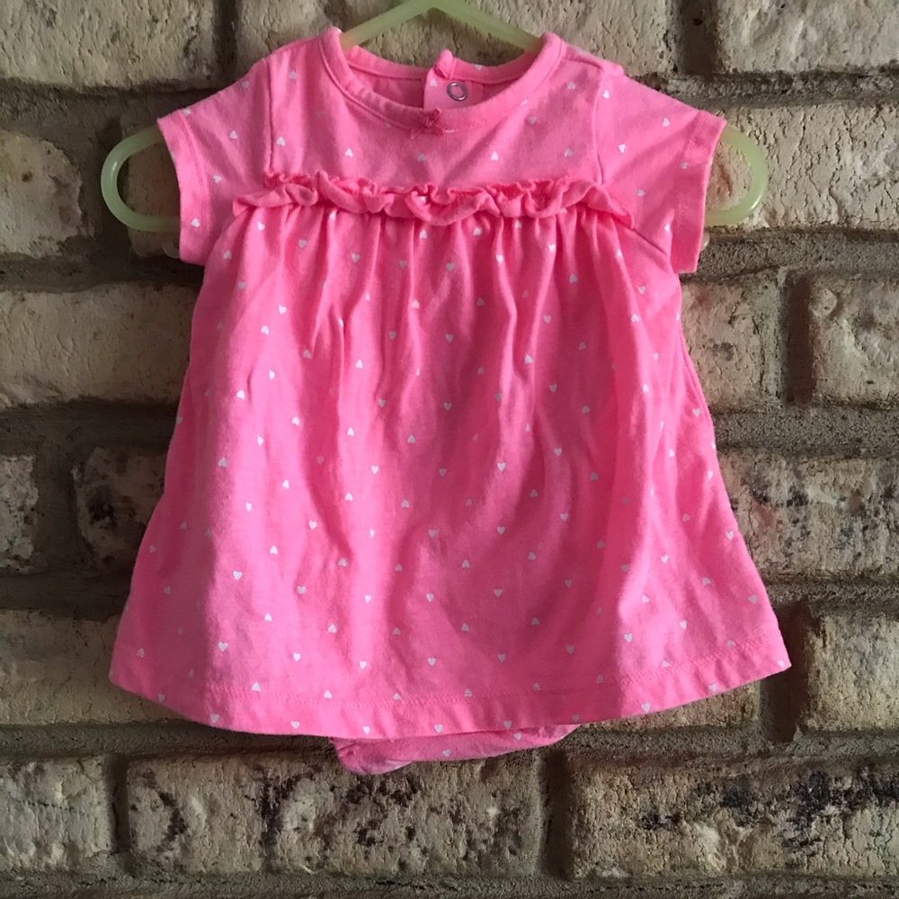 CARTERS baby girl pink onesie bodysuit